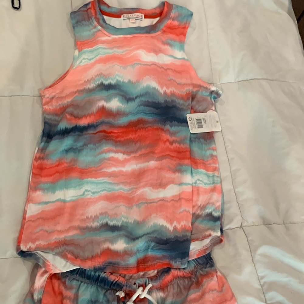 Pj salvage brand new short and sleeveless pjs